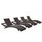Modway Peer Chaise Outdoor Patio Set of 4