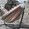 Vivere Double Polyester Hammock with 9Ft Stand Combo in Ciao