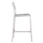Zuo Megapolis Bar Armless Chair Brushed Aluminum - Set Of 2