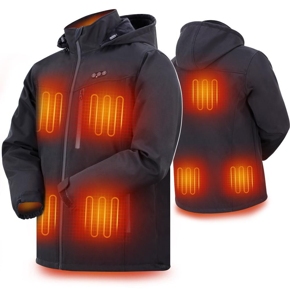 ARRIS Heated Jacket for Men Warm heating Coat with 7.4V Battery