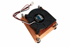 Cooler Master 1U Low Profile Solid Copper CPU Heatsink Blower Cooling Fan S478 - Click to enlarge