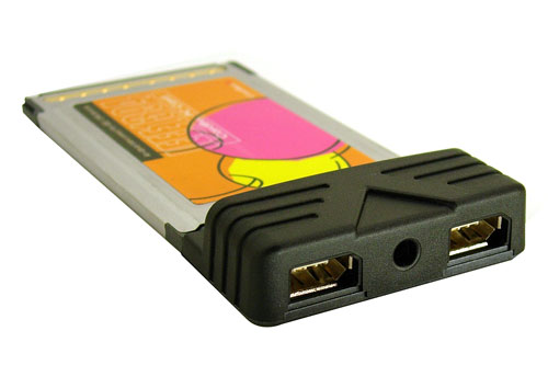 Carte PCMCIA (Cardbus), Firewire 400, 3 ports, par