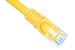 Cat-5e Networking Cable, 1' - Yellow - Click to enlarge