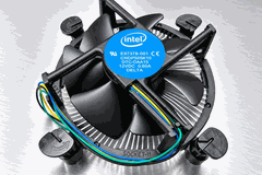E97378-001 Intel Socket-1156 Copper Core Cooler - Click to enlarge