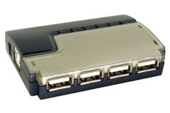 ePower USB 2.0 4-Port Hub with AC Adapter - Click to enlarge