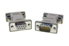 HD15M/DB9F, VGA to CGA Adapter - Click to enlarge