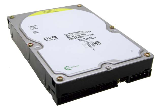 IDE 40GB 5400RPM Hard Drive (Manufacturer Re-certified & Sealed)