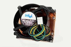 Intel C24751-002 Xeon 604-Pin Cooling Fan, Fujikura P/N: FHP-3463 - Click to enlarge