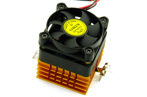 Socket-370 / A CPU Cooler - Dual Level Fans & 3-Pin Connector