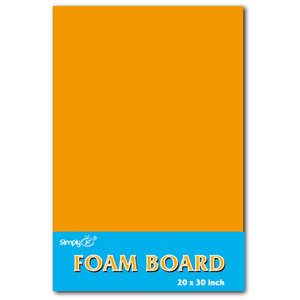 20x30 Fluorescent Orange Foamboard