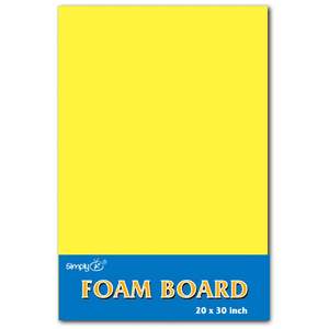 20x30 Yellow Foamboard
