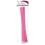 25 Pk Pink Chenille Stem Pipe Cleaners