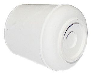 7/8 Off White Rubber Leg Tip