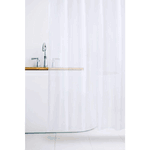 70x72 White Peva Shower Curtain Liner