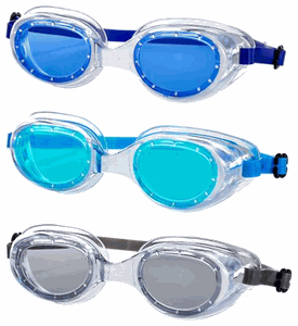 Aqua Leisure 3PK Swim Goggles