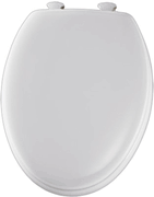 White Elongated Molded Wood Toilet Seat White Elongated Molded Wood Toilet Seat