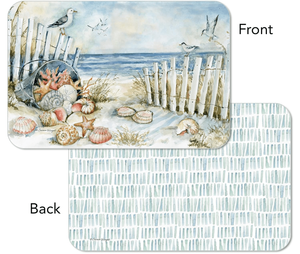 Counter Art Reversible Plastic Placemat Coastal Sanctuary