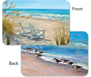 Counter Art Reversible Plastic Placemat Ocean View