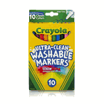 Crayola 10 Count Washable Markers Fine