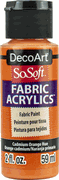 DecoArt So Soft Fabric Acrylics Paint Cadmium Orange DecoArt So Soft Fabric Acrylics Paint Cadmium Orange