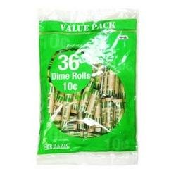 Dime Coin Wrappers - 36ct