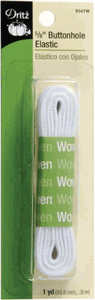 Dritz 5/8in x 1YD Buttonhole Elastic