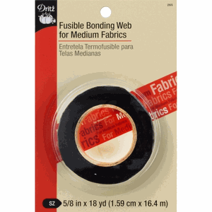 Dritz - Fusible Bonding Web Medium Weight - Black