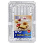 EZ Foil Broiler Pans 2pk