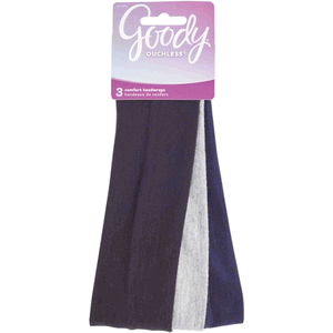 Goody 3pk Comfort Headwraps
