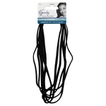 Goody 6pk Comfort Headwraps Black