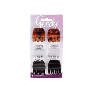 Goody 6pk Medium Claw Clips