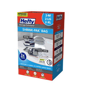Hefty Shrink Pak Bags Asst