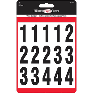 Hillman 2in Self Stick Numbers
