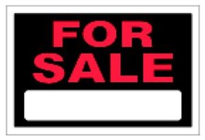 Hillman 8x12 For Sale Sign