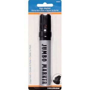 Hillman Black Jumbo Sign Marker