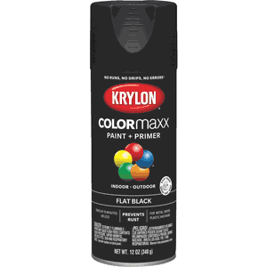 Krylon ColorMaxx Paint/Primer Flat Black