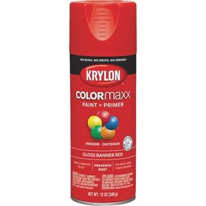 Krylon ColorMaxx Paint/Primer Gloss Banner Red