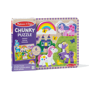 M&D Unicorn Chunky Puzzle
