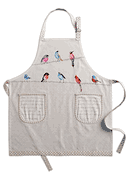 Maison dHermine Cotton Apron - Birdies on Wire