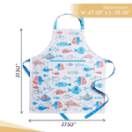 Maison dHermine Cotton Apron - Breton Fishes