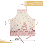 Maison dHermine Cotton Apron - Icing on the Cake