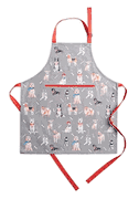 Maison dHermine Cotton Apron - Lovely Dogs