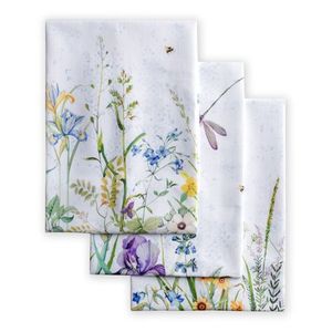 Maison dHermine Set of 3 Kitchen Towels -Fleurs de Mai