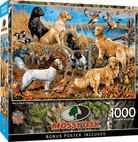 Master Pieces 1000PC Puzzle Mossy Oak Mans Best Friends