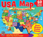 Master Pieces - USA Map Puzzle with State Shaped Pieces
