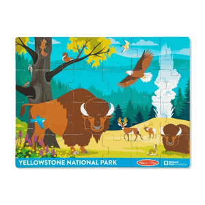 Melissa & Doug 24PC Yellowstone Wooden Jigsaw Puzzle