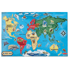 Melissa & Doug World Map Floor Puzzle 33pc