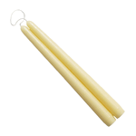 Mole Hallow 2PK 12in  Handmade Taper Candles Parchment