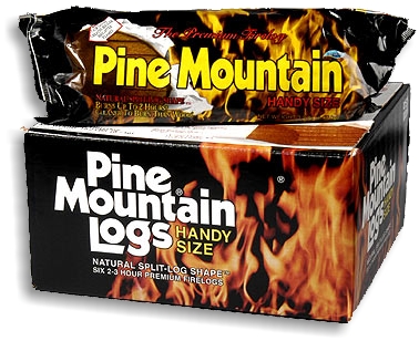 Pine Mountain - 6 PK 3 LB Split Log Shape Handy Size Fire Log