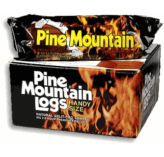 Pine Mountain - 6 PK 3 LB Split Log Shape Handy Size Fire Log